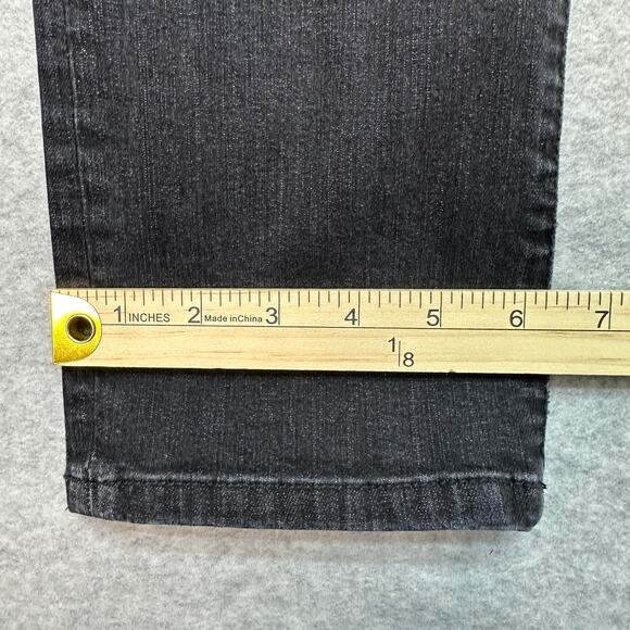Cabi Smolder High Straight Jeans WMN 2 Black #3560 Cotton Blend Ankle Minimalist - Picture 9 of 9